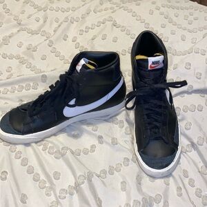Nike Blazers Black and White 10.5